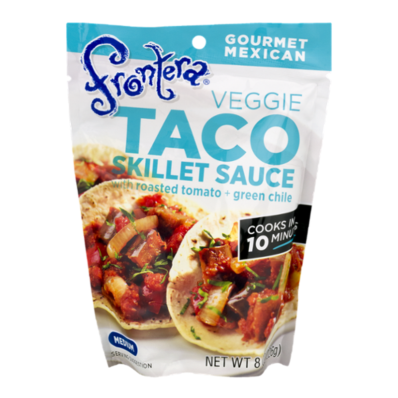 20) Vegetable Taco Skillet Cooking Sauce