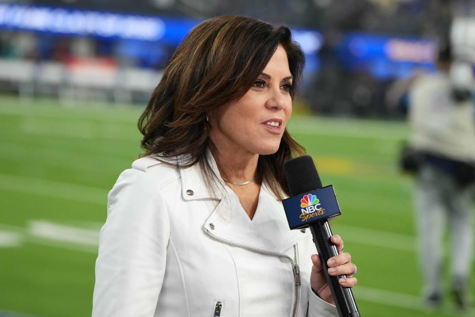 NBC Sports sideline reporter Michele Tafoya