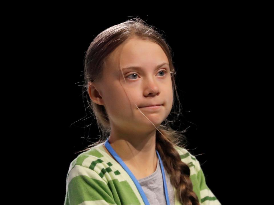 Climate change activist Greta Thunberg attends the High-Level event on Climate Emergency during the U.N. Climate Change Conference (COP25) in Madrid, Spain December 11, 2019. REUTERS/Susana Vera