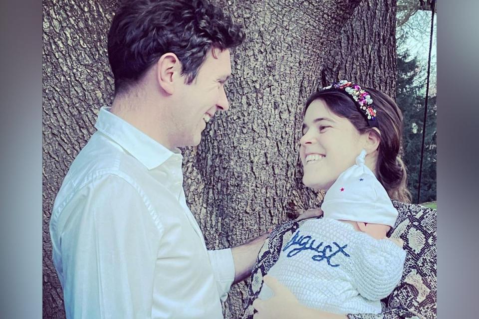 Princess Eugenie and Jack Brooksbank with their daughter August (@princesseugenie)