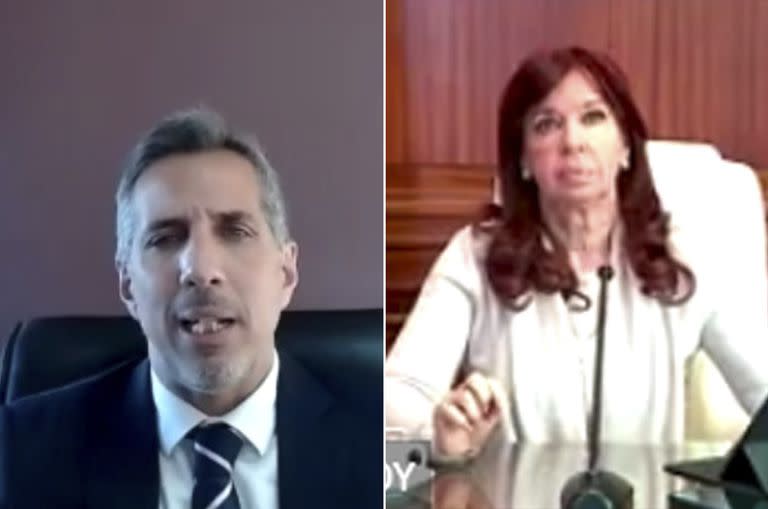 Cristina Fernández de Kirchner y el fiscal luciani