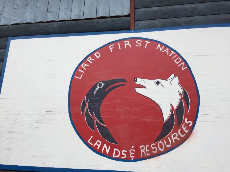 The Liard First Nation's logo. The Yukon Supreme Court dismissed a former chief's legal challenge of the June 2020 election for chief and council. (CBC - image credit)