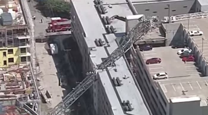 Dallas crane collapse.