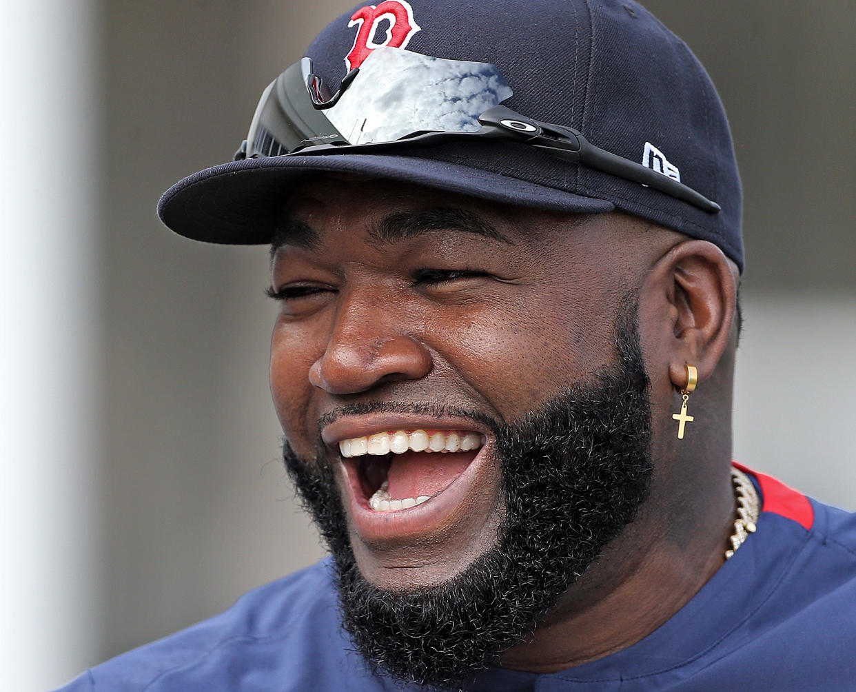 El exjugador de los Medias Rojas David (Staff Photo By Matt Stone/MediaNews Group/Boston Herald)