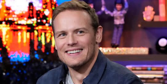 'outlander' sam heughan on watch what happens live with andy cohen