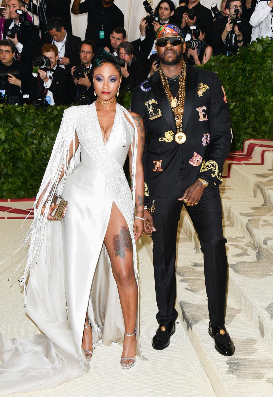 Kesha Ward and 2 Chainz attended the 2018 Met Gala.