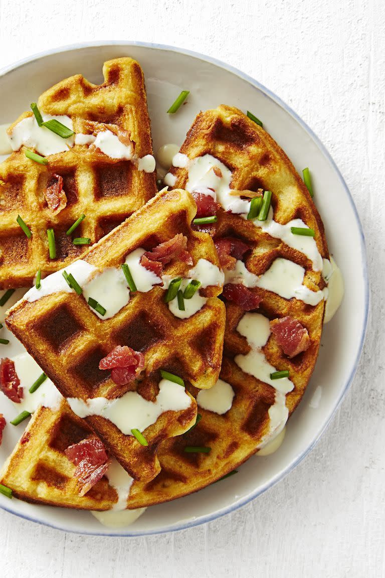 Bacon Chive Waffle