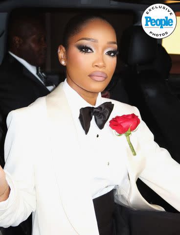 <p>Kenya Rucker</p> Keke Palmer getting ready for the NAACP Image Awards