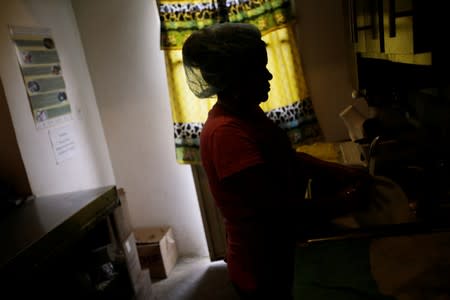 Salvadoran migrant Elizabeth Rodriguez, who is waiting for her court hearing for asylum seekers that returned to Mexico to await their legal proceedings under a new policy established by the U.S. government, is seen at a migrant shelter in Ciudad Juarez