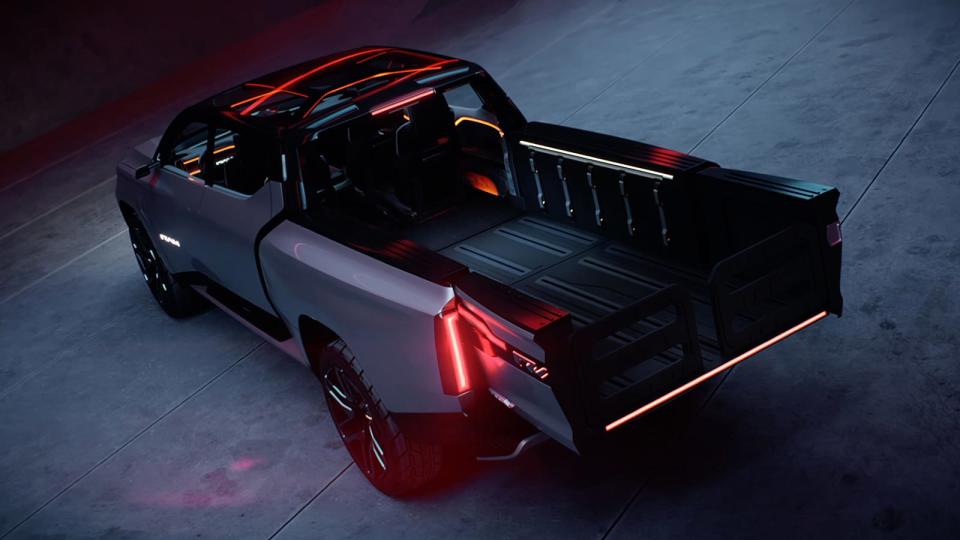 Ram 1500 Revolution Electric Truck Has All The Toys Mid Gate Even A   94f968469a3ab3686faf3c44143d41f6