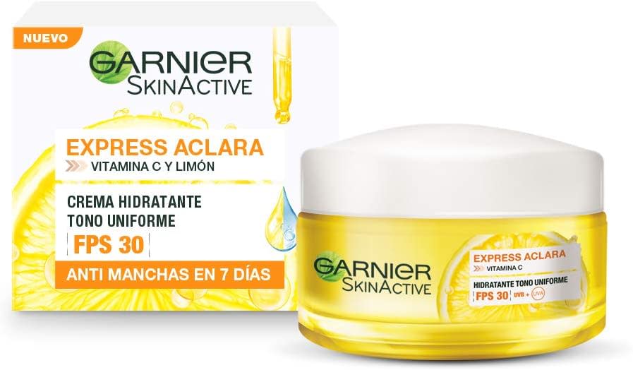 Garnier Skin Naturals Face Express aclara crema hidratante