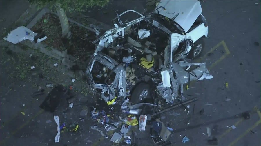 A Toyota 4Runner exploded in Van Nuys on May 23, 2024.