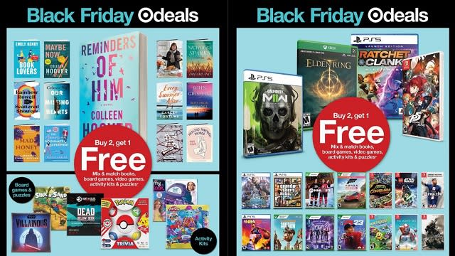 Target’s Black Friday Buy 2 Get 1 Free Deal on Video Games Kicks off Today