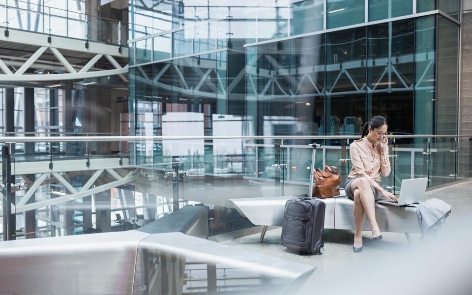 Airport Wi-Fi charges still exist - Credit: Getty/Hero Images