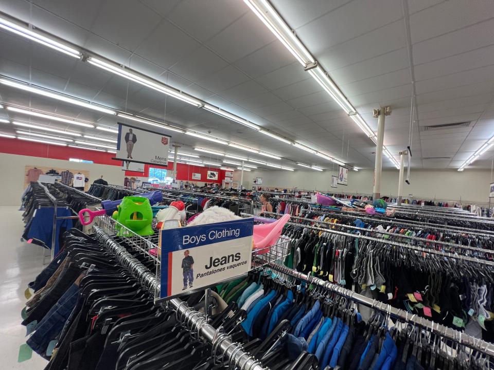 The new Salvation Army store is roughly double the size of the previous location