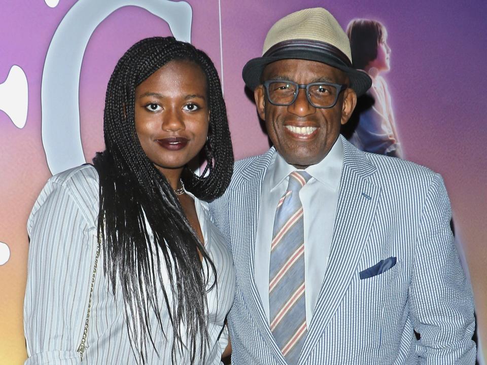 Al Roker (R) and daughter attend the screening of "The BFG" hosted by Disney & The Cinema Society at Village East Cinema on June 29, 2016 in New York City