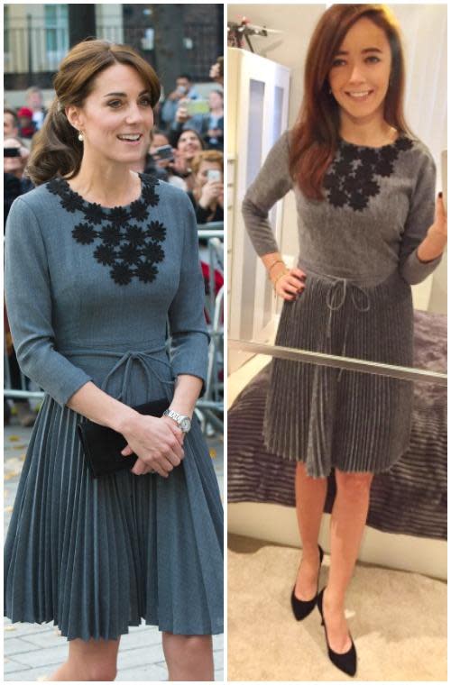 Woman replicates every Kate Middleton outfit