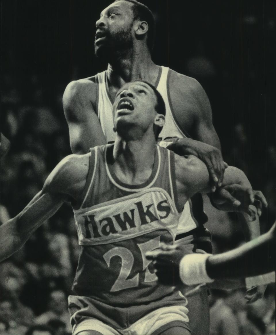 Glenn "Doc" Rivers went up against Bob Lanier in the 1984 playoffs.