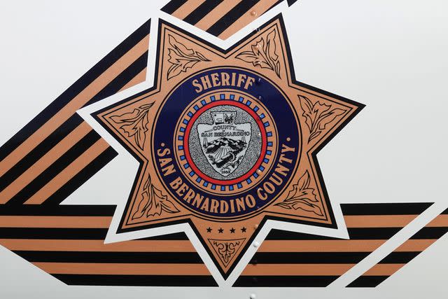 <p>Alamy</p> The County of San Bernardino County Sheriff logo