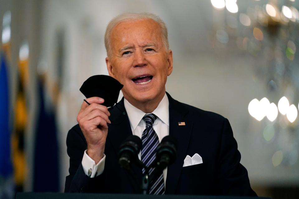 Virus Outbreak Biden (Copyright 2021 The Associated Press. All rights reserved)