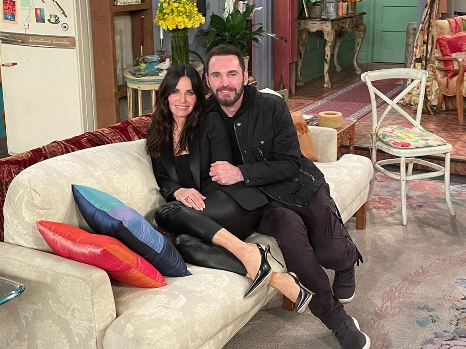 Courteney Cox and Johnny McDaid