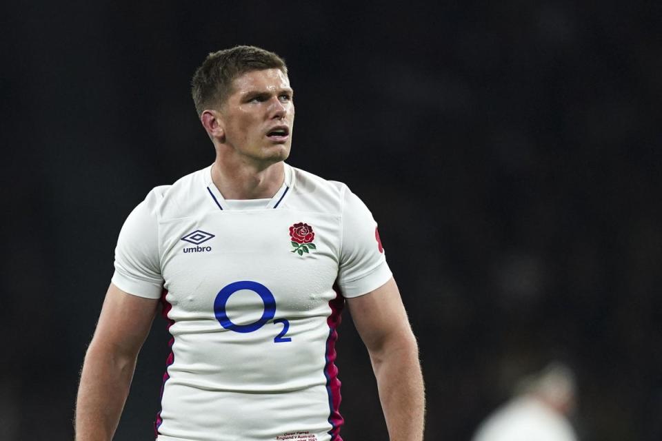 Owen Farrell is viewed as the emblem of England’s fighting spirit by Eddie Jones (Mike Egerton/PA) (PA Archive)