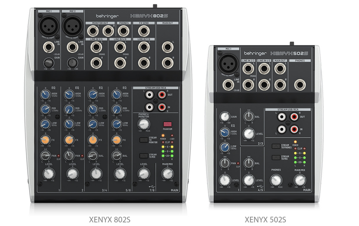  Behringer's latest XENYX mixers 