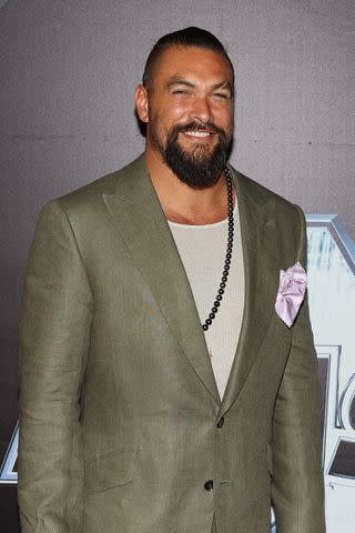 <p>Fiona Goodall/Getty</p> Jason Momoa