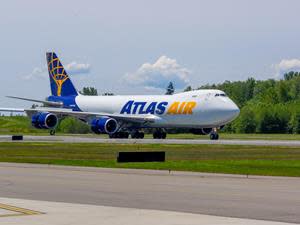 The first of four B747-8s set to be delivered to Atlas Air