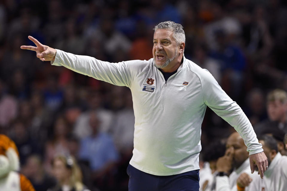 Auburn coach Bruce Pearl will attempt to lead the Tigers to another run this March. 