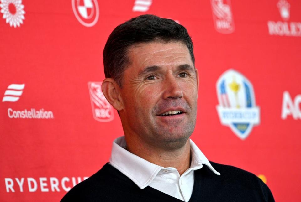 Team Europe captain Padraig Harrington saw his side suffer a record defeat (Anthony Behar/PA) (PA Wire)