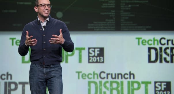 Dick Costolo, chief executive officer of Twitter Inc., speaks at the TechCrunch Disrupt SF 2013 conference in San Francisco