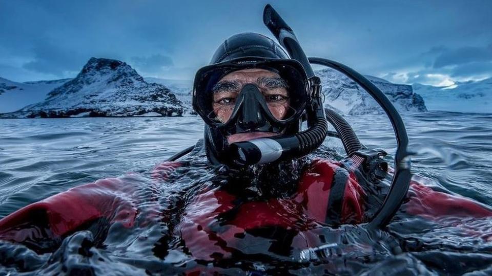 Amos Nachoum in Antarctica