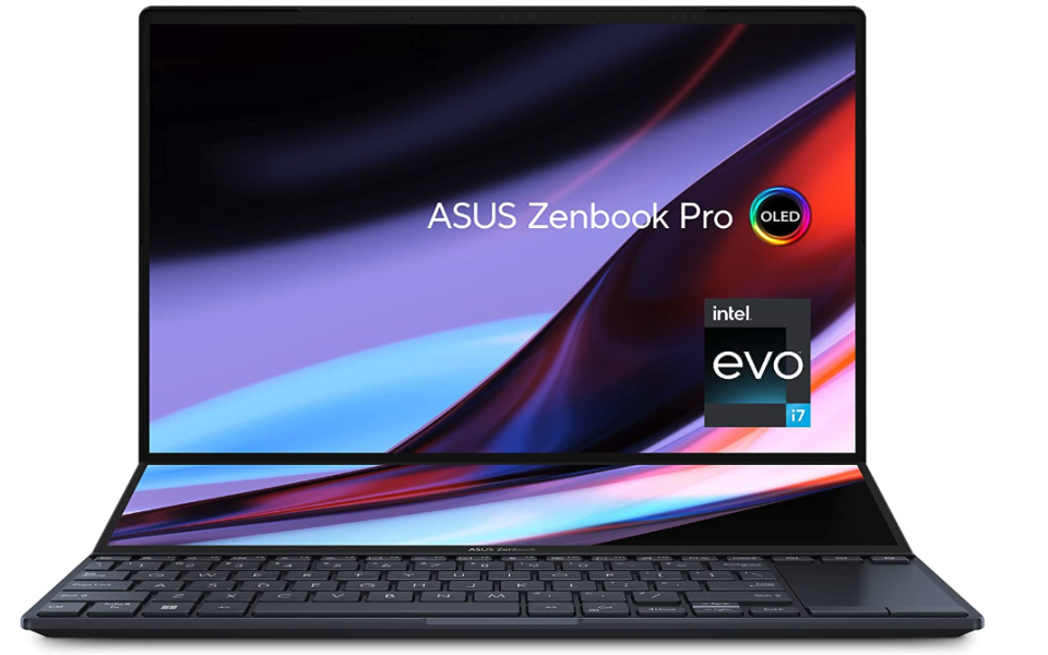 Asus zenbook pro duo 14 dual screen laptop