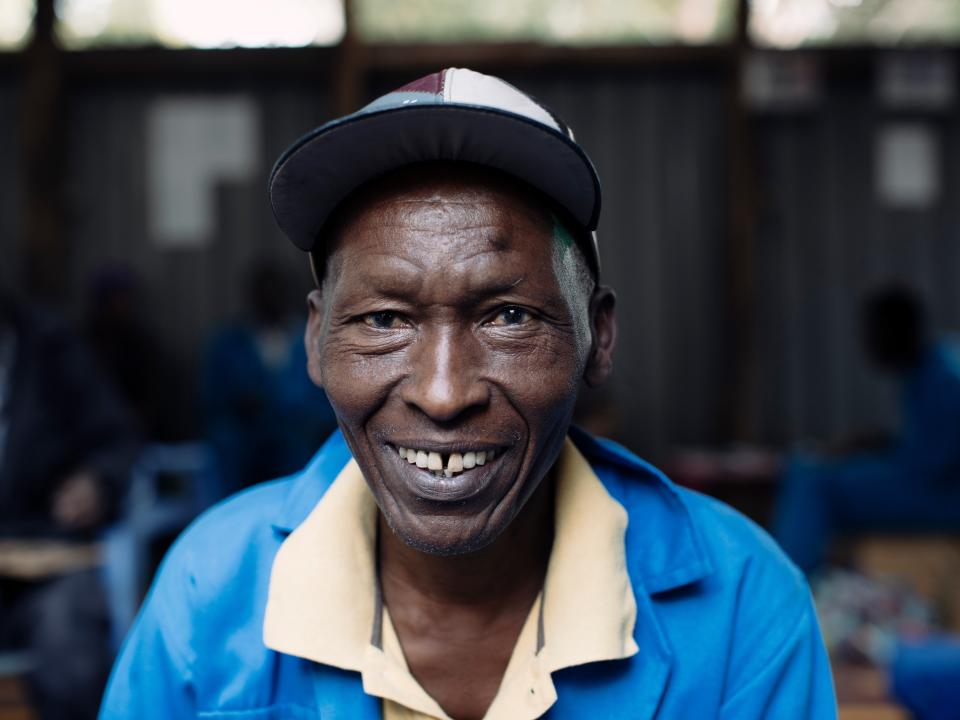 Francis Mutua, a former woodcarver, has worked at the social enterprise for eight yearsPaddy Dowling