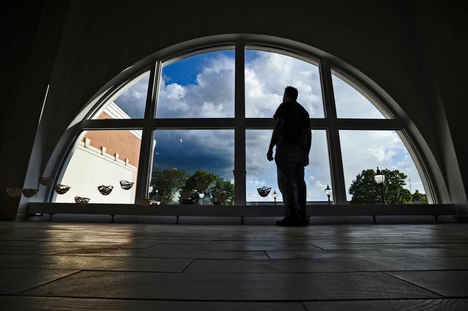 Inside one of the galleries at THELMA