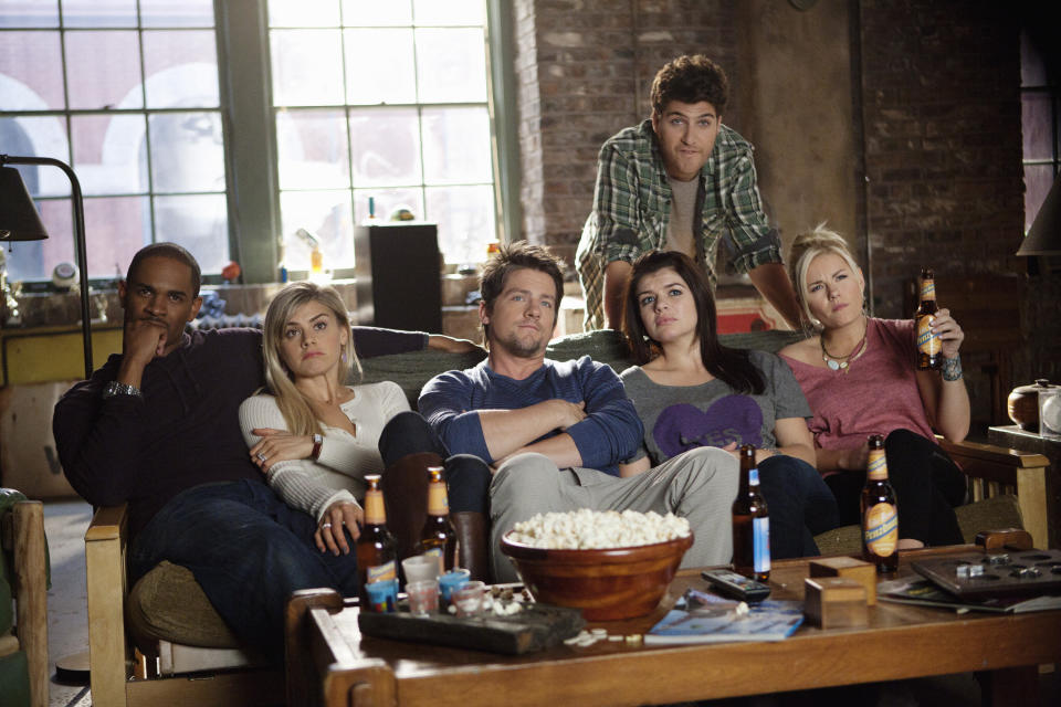 The cast of "Happy Endings."  (Photo: Bruce Birmelin via Getty Images)