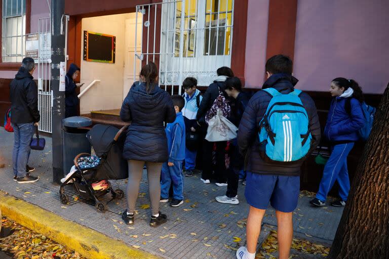 En la Escuela Argentina General Belgrano, privada con subvención estatal, la adhesión al paro nacional docente de hoy es nula