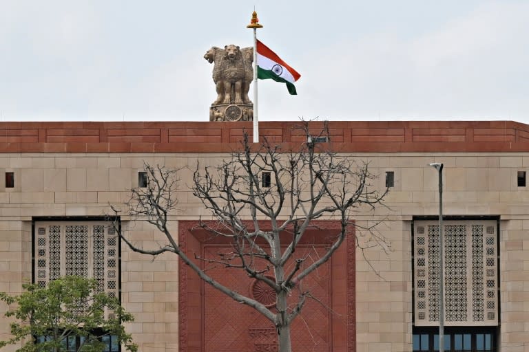 India's parliament building in the capital New Delhi (Sajjad HUSSAIN)