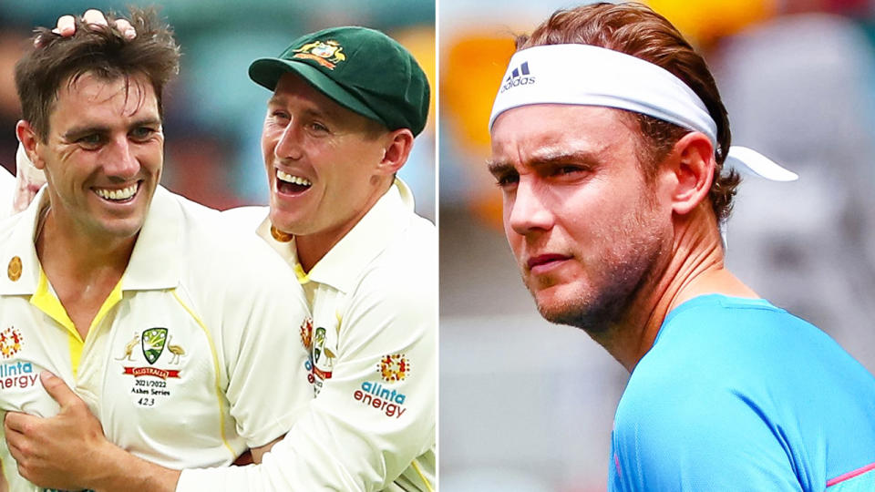 Australian captain Pat Cummins and other players readily admitted they were surprised by England's decision not to play Stuart Broad in the first Ashes Test. Pictures: Getty Images