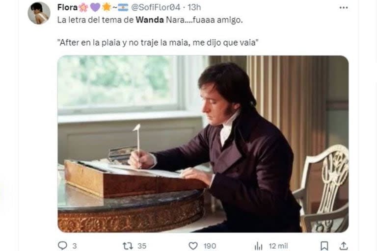 Algunos memes apuntaron hacia la letra del tema 