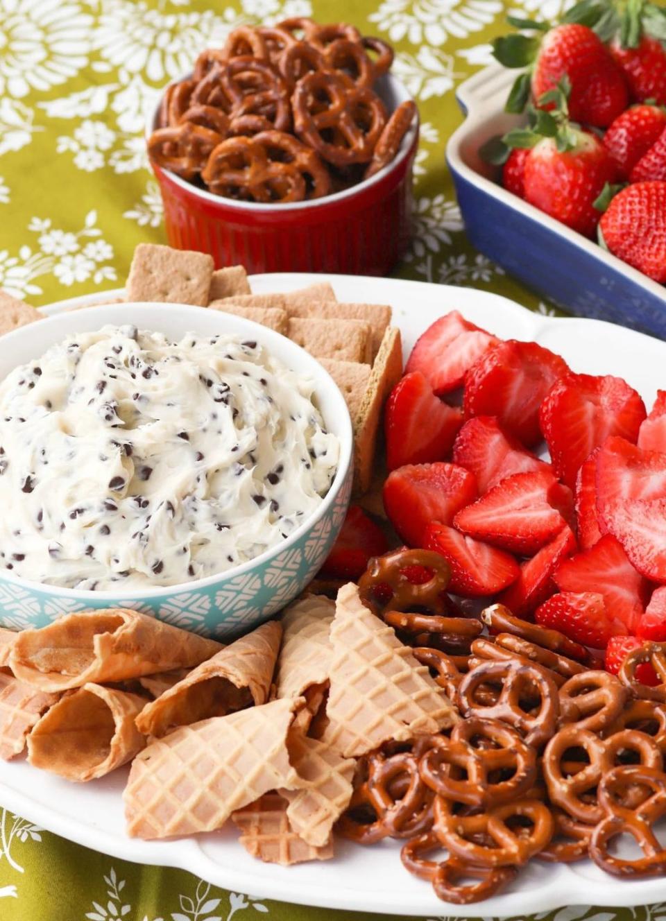 10) Chocolate Chip Cheesecake Dip