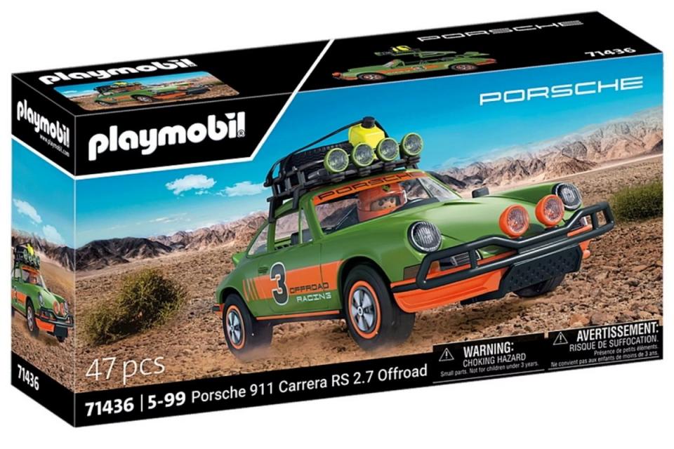 近日Playmobil推出最新的Porsche 911 Carrera RS 2.7 Offroad模型。