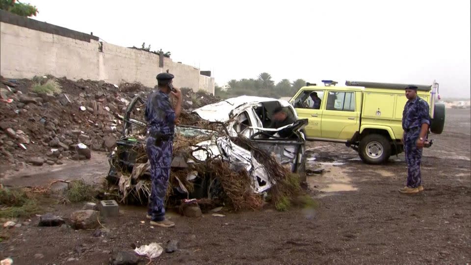 At least 17 people have died in flash floods triggered by heavy rain across Oman since Sunday. - Reuters