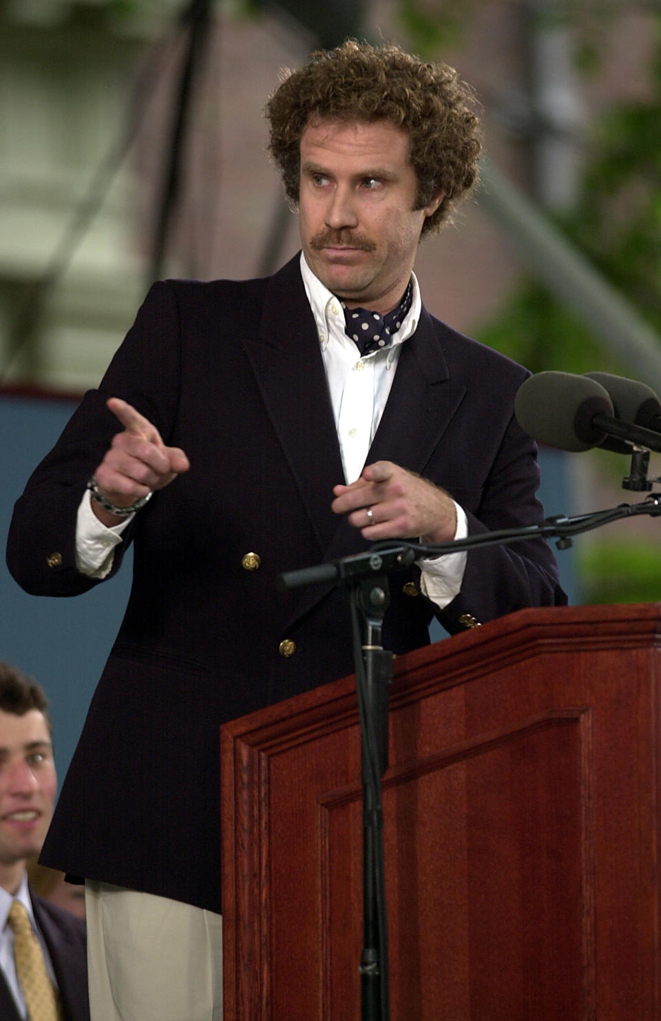 Will Ferrell giving a commencement speech at harvard