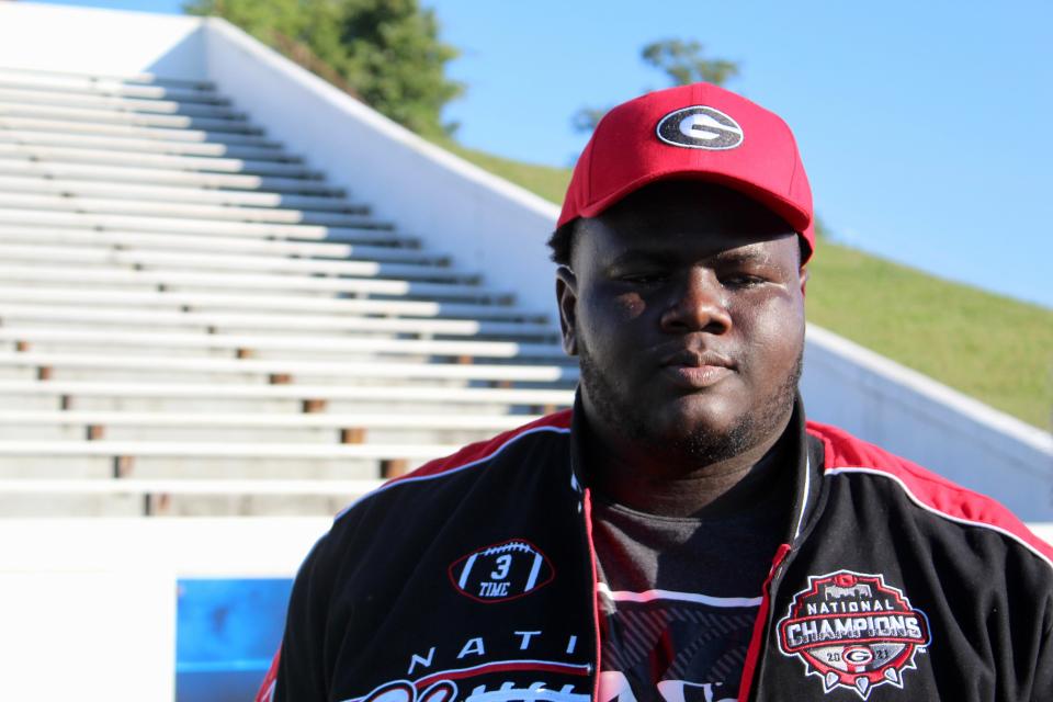 Four-star defensive tackle Jamaal Jarrett from Grimsley High School in Greensboro, North Carolina committed to Georgia over Auburn and UNC.