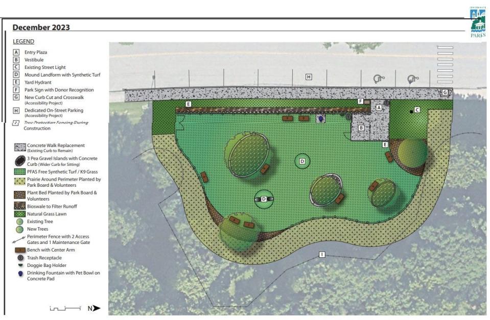 The Board of Commissioners of Cincinnati Parks OK'd plans for a Burnet Woods dog park in August 2021 after considering seven sites over about three years.