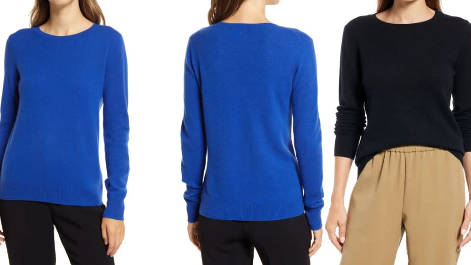 Nordstrom Cashmere Crewneck Sweater - Nordstrom, $89 (originally $149)