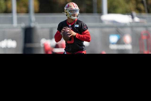 WATCH: Trey Lance throwing with Patrick Mahomes