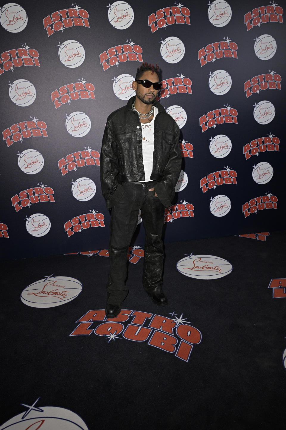 Miguel attends the Christian Louboutin men's spring 2024 collection presentation and Astroloubi party